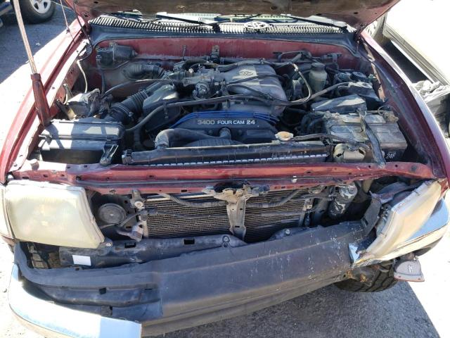 4TASN92N0XZ428174 - 1999 TOYOTA TACOMA XTRACAB PRERUNNER მუქწითელი ფოტო 11