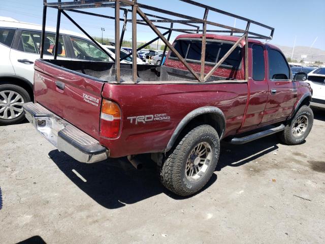 4TASN92N0XZ428174 - 1999 TOYOTA TACOMA XTRACAB PRERUNNER მუქწითელი ფოტო 3