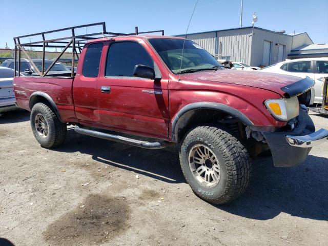4TASN92N0XZ428174 - 1999 TOYOTA TACOMA XTRACAB PRERUNNER მუქწითელი ფოტო 4
