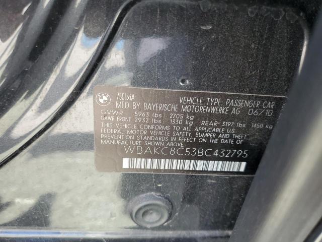 WBAKC8C53BC432795 - 2011 BMW ALPINA B7 LXI BLACK photo 12