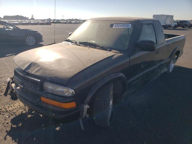 1GCCS19W2Y8100991 - 2000 CHEVROLET S TRUCK S10 BLACK photo 1