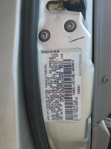 4T1BF28B2YU014698 - 2000 TOYOTA AVALON XL ვერცხლისფერი ფოტო 13