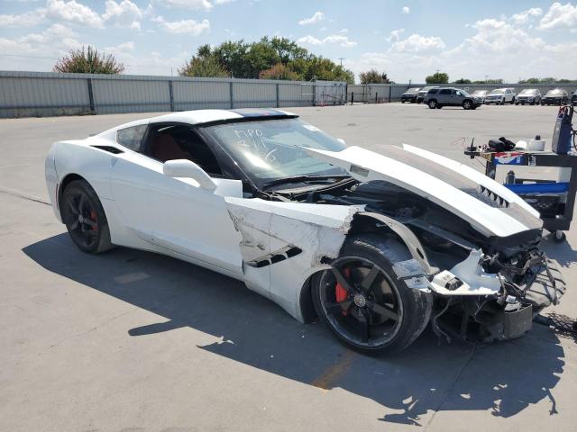 1G1YB2D72E5133605 - 2014 CHEVROLET CORVETTE STINGRAY 1LT WHITE photo 4