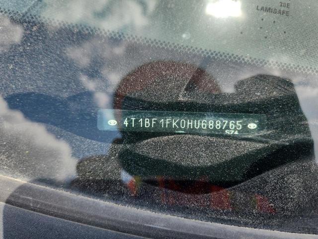 4T1BF1FK0HU688765 - 2017 TOYOTA CAMRY LE TAN photo 12