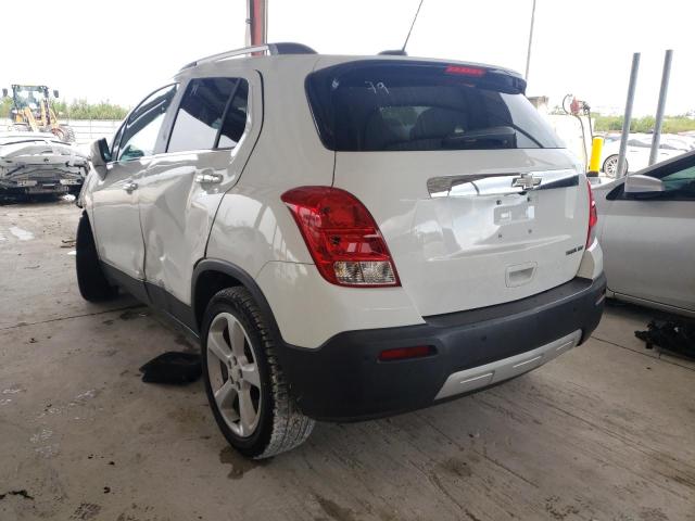 3GNCJMSB7GL202189 - 2016 CHEVROLET TRAX LTZ WHITE photo 3