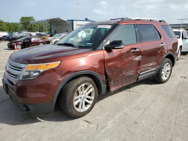 1FM5K8D89FGB88379 - 2015 FORD EXPLORER XLT MAROON photo 1