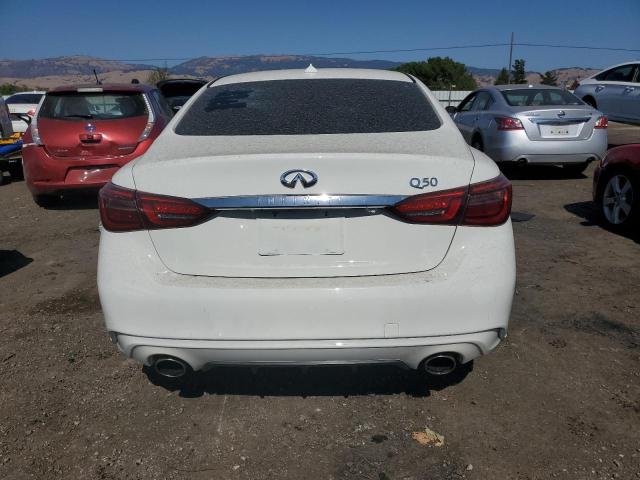 JN1EV7AP2KM512272 - 2019 INFINITI Q50 LUXE WHITE photo 6