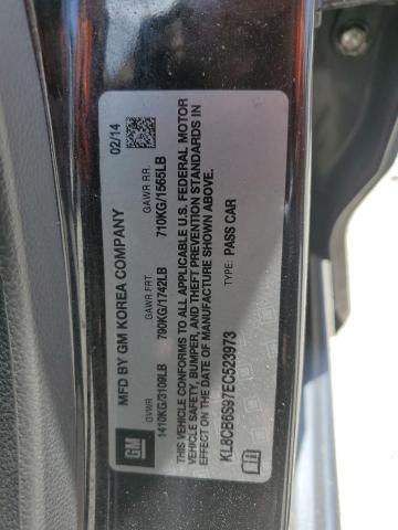 KL8CB6S97EC523973 - 2014 CHEVROLET SPARK LS أسود صورة 12