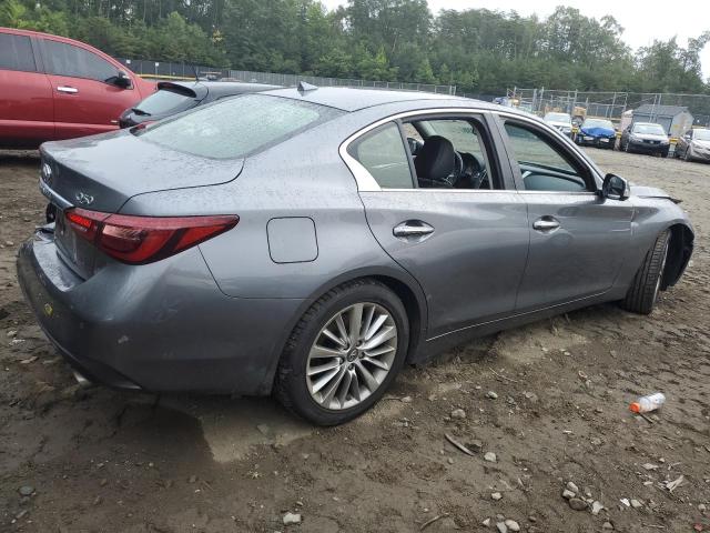 JN1EV7BP8MM703325 - 2021 INFINITI Q50 LUXE GRAY photo 3