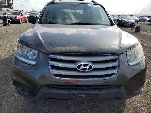 5XYZGDAB0CG161991 - 2012 HYUNDAI SANTA FE GLS GRAY photo 9