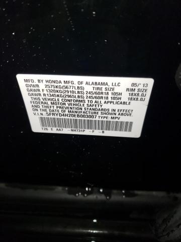 5FRYD4H20EB003007 - 2014 ACURA MDX BLACK photo 13