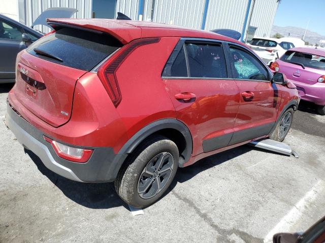 KNDCP3LE9P5110317 - 2023 KIA NIRO LX RED photo 3