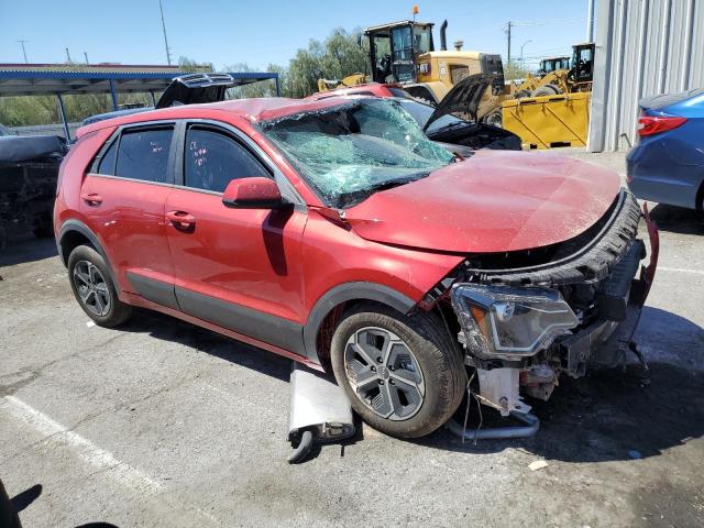 KNDCP3LE9P5110317 - 2023 KIA NIRO LX RED photo 4