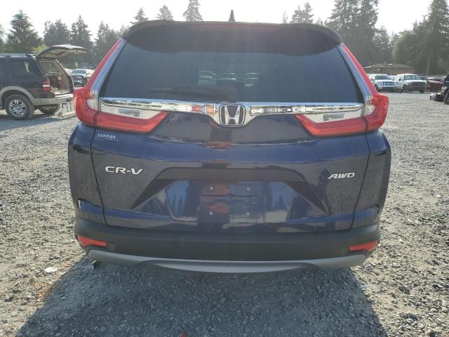 2HKRW6H34JH227381 - 2018 HONDA CR-V LX BLUE photo 6