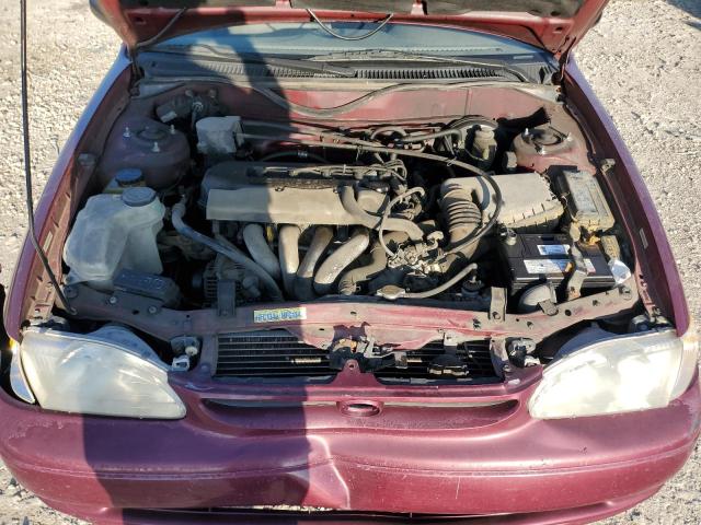 1NXBR12E3WZ014467 - 1998 TOYOTA COROLLA VE 红色 照片 11