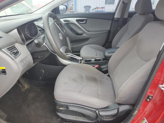 KMHDH4AE7GU511487 - 2016 HYUNDAI ELANTRA SE RED photo 7