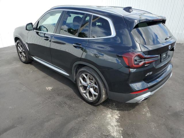 5UX53DP01N9J77944 - 2022 BMW X3 XDRIVE30I BLACK photo 2