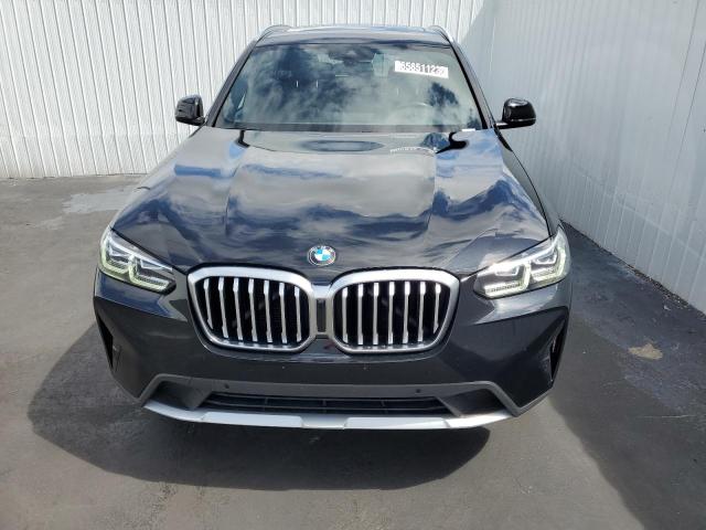 5UX53DP01N9J77944 - 2022 BMW X3 XDRIVE30I BLACK photo 5