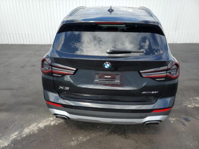 5UX53DP01N9J77944 - 2022 BMW X3 XDRIVE30I BLACK photo 6