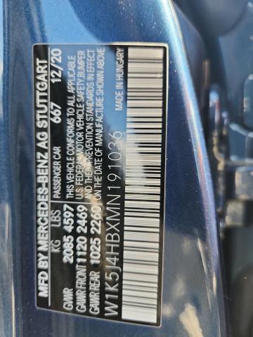 W1K5J4HBXMN191036 - 2021 MERCEDES-BENZ CLA 250 4MATIC BLUE photo 13
