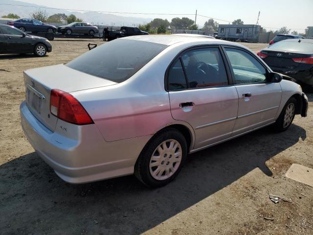 2HGES15505H503557 - 2005 HONDA CIVIC LX SILVER photo 3