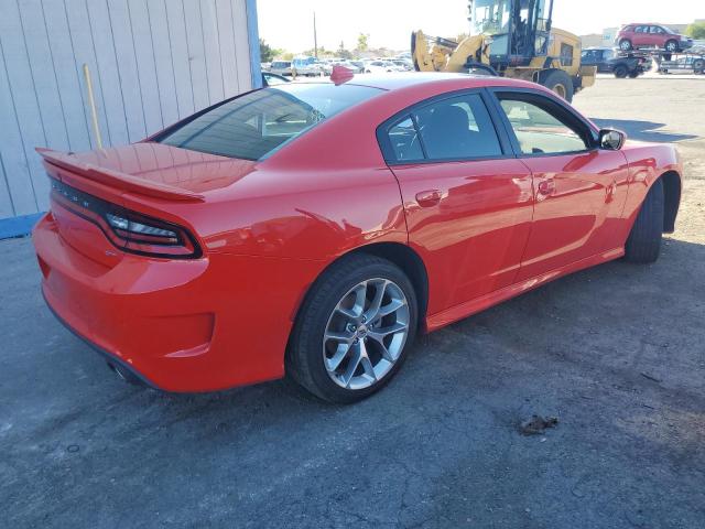 2C3CDXHG5MH658432 - 2021 DODGE CHARGER GT RED photo 3