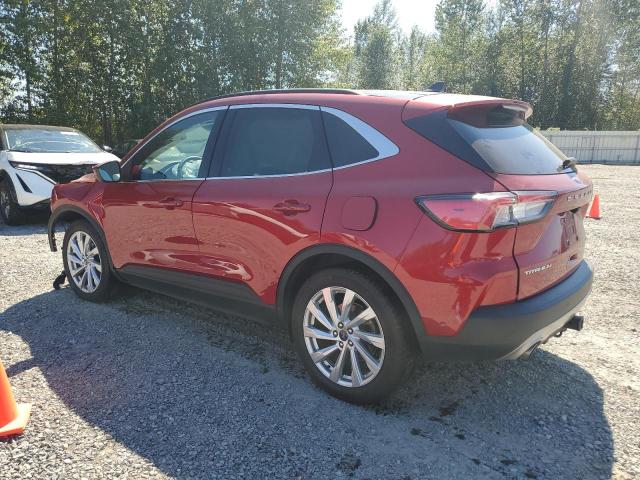 1FMCU9J95MUA62331 - 2021 FORD ESCAPE TITANIUM RED photo 2