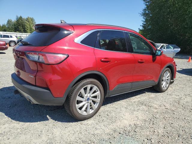 1FMCU9J95MUA62331 - 2021 FORD ESCAPE TITANIUM RED photo 3