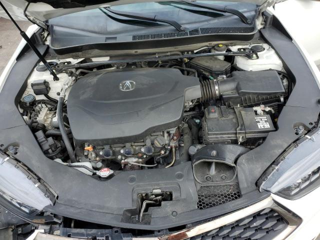 19UUB2F62JA008696 - 2018 ACURA TLX TECH+A WHITE photo 11
