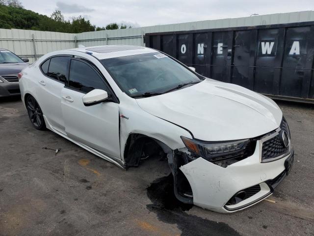 19UUB2F62JA008696 - 2018 ACURA TLX TECH+A WHITE photo 4