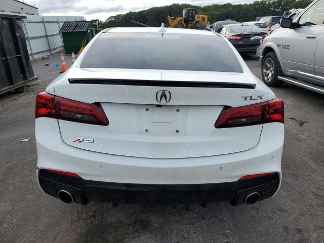 19UUB2F62JA008696 - 2018 ACURA TLX TECH+A WHITE photo 6