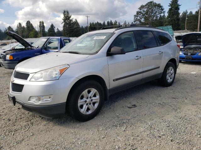 1GNLVEED8AS147364 - 2010 CHEVROLET TRAVERSE LS SILVER photo 1