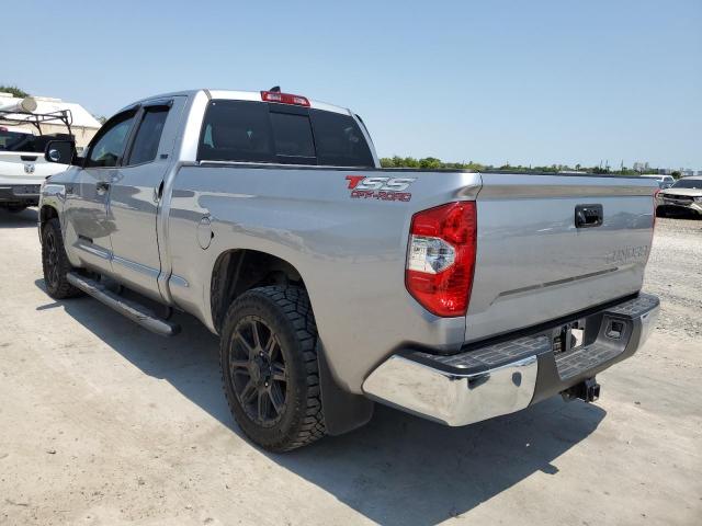 5TFRY5F13LX256139 - 2020 TOYOTA TUNDRA DOUBLE CAB SR/SR5 SILVER photo 2
