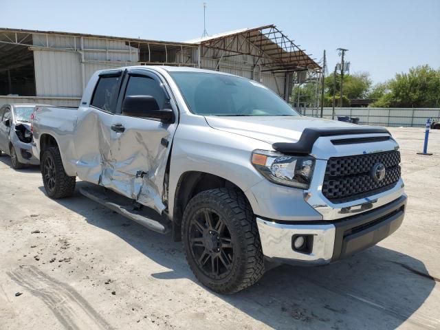 5TFRY5F13LX256139 - 2020 TOYOTA TUNDRA DOUBLE CAB SR/SR5 SILVER photo 4
