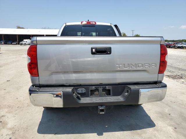 5TFRY5F13LX256139 - 2020 TOYOTA TUNDRA DOUBLE CAB SR/SR5 SILVER photo 6