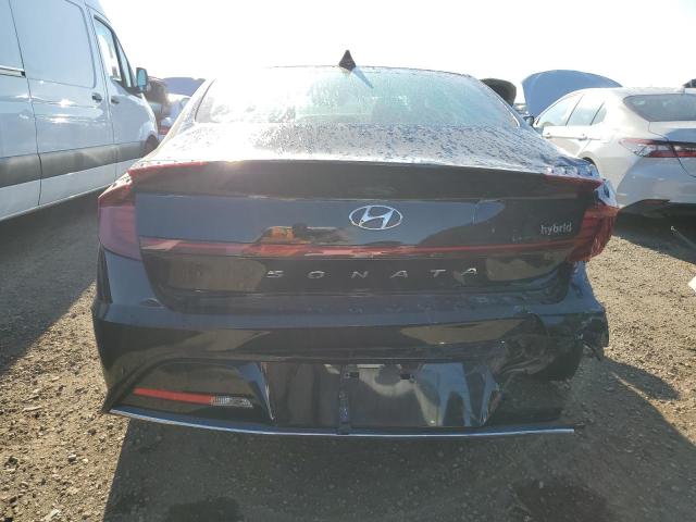 KMHL34JJ5PA054896 - 2023 HYUNDAI SONATA HYBRID BLACK photo 6