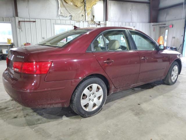 5NPET46C39H471100 - 2009 HYUNDAI SONATA GLS MAROON photo 3