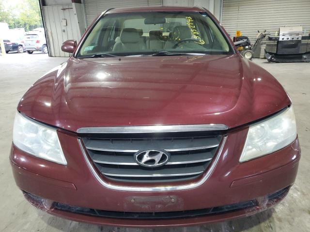 5NPET46C39H471100 - 2009 HYUNDAI SONATA GLS MAROON photo 5