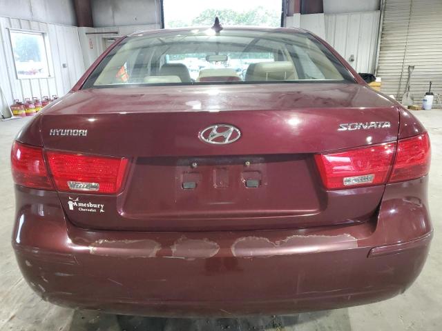 5NPET46C39H471100 - 2009 HYUNDAI SONATA GLS MAROON photo 6