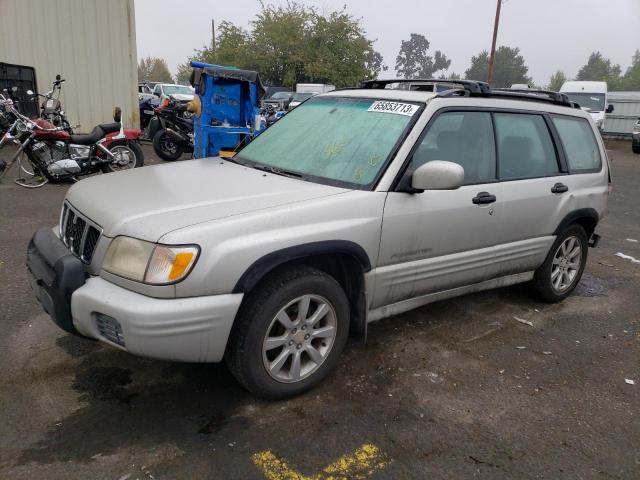 JF1SF65681H723045 - 2001 SUBARU FORESTER S ვერცხლისფერი ფოტო 1