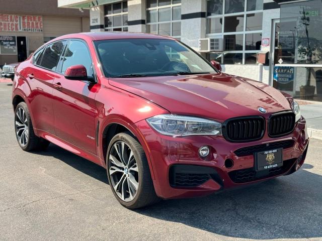 5UXKU6C53KLP60611 - 2019 BMW X6 XDRIVE50I RED photo 1
