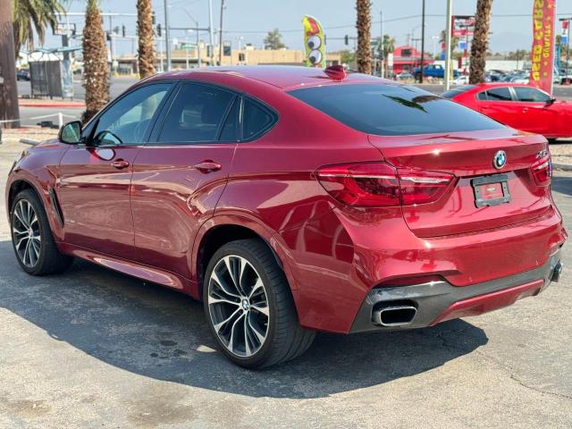 5UXKU6C53KLP60611 - 2019 BMW X6 XDRIVE50I RED photo 3