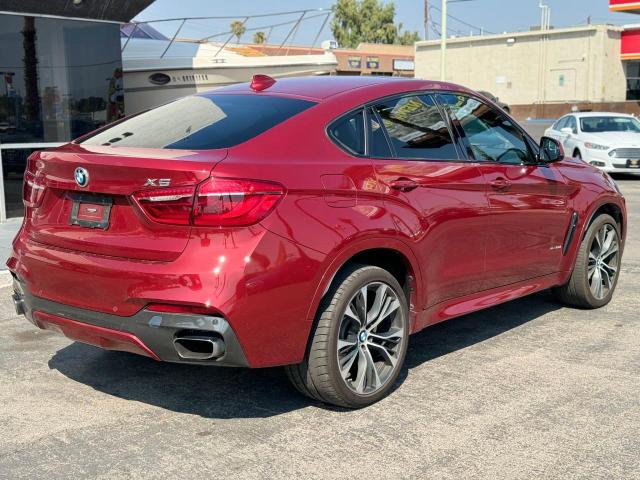 5UXKU6C53KLP60611 - 2019 BMW X6 XDRIVE50I RED photo 4