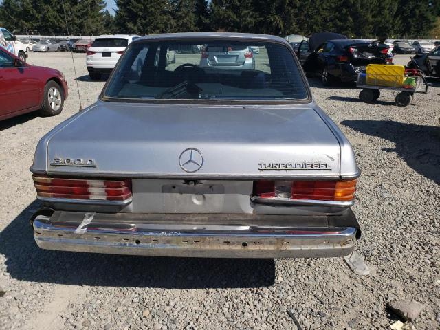 WDBAB33C1FA192083 - 1985 MERCEDES-BENZ 300 DT SILVER photo 6