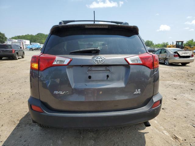 JTMBFREV2EJ008618 - 2014 TOYOTA RAV4 LE GRAY photo 6