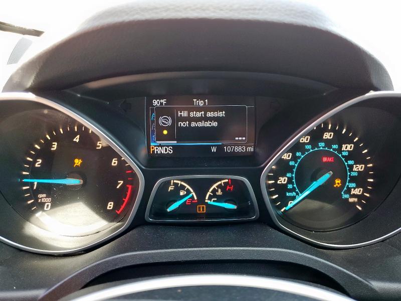 1FMCU9J92EUC54100 - 2014 FORD ESCAPE TITANIUM GRAY photo 9