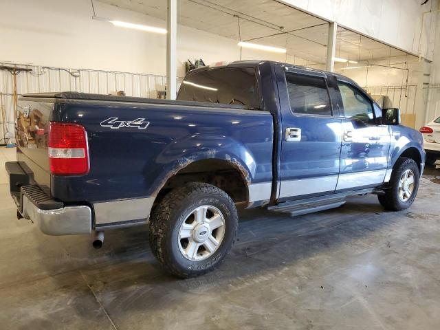 1FTPW14584KD70938 - 2004 FORD F150 SUPERCREW BLUE photo 3