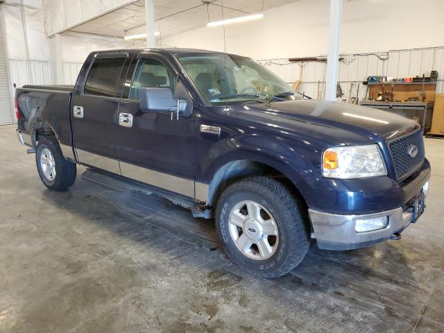 1FTPW14584KD70938 - 2004 FORD F150 SUPERCREW BLUE photo 4