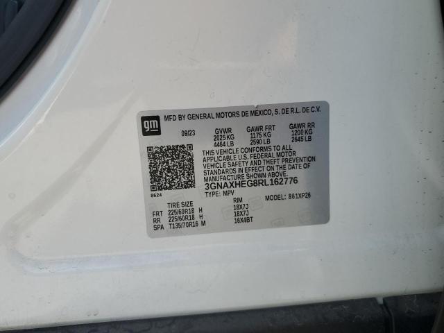 3GNAXHEG8RL162776 - 2024 CHEVROLET EQUINOX LS BLUE photo 13