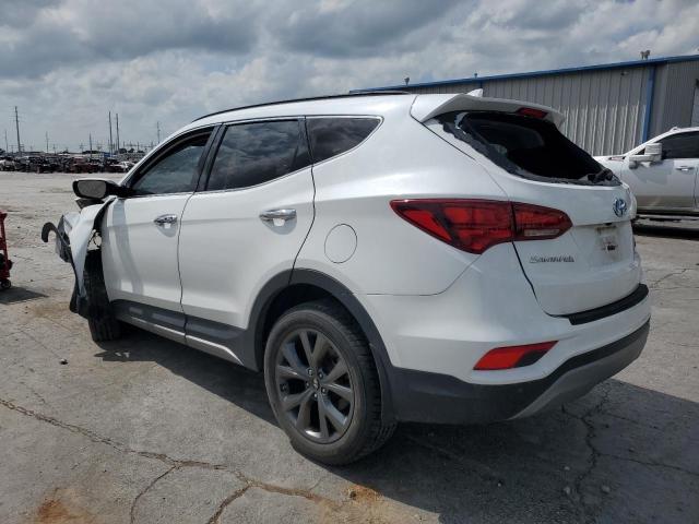 5XYZWDLA5JG554793 - 2018 HYUNDAI SANTA FE S WHITE photo 2